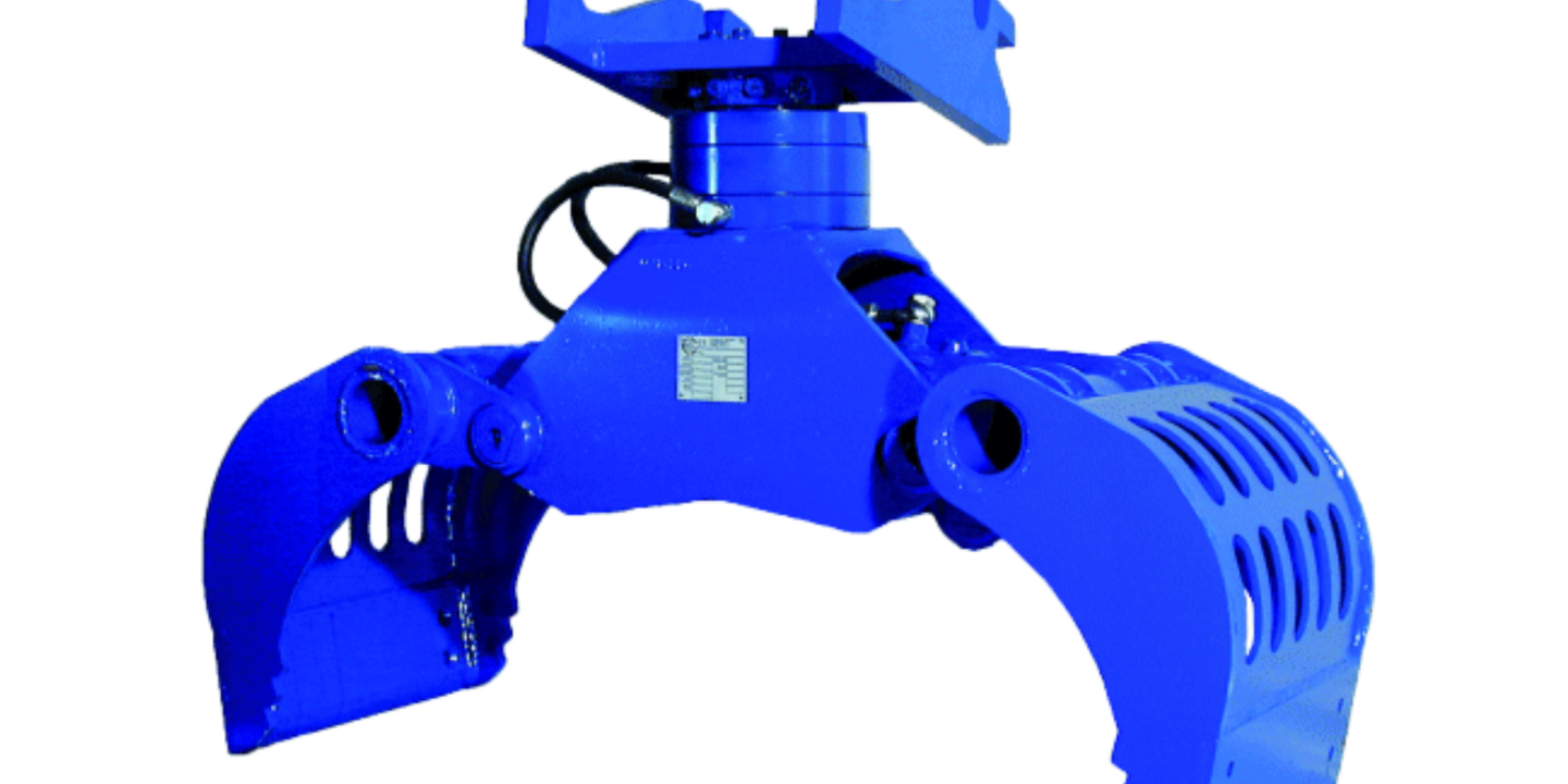 Minigraver Sorteer grijper roterend